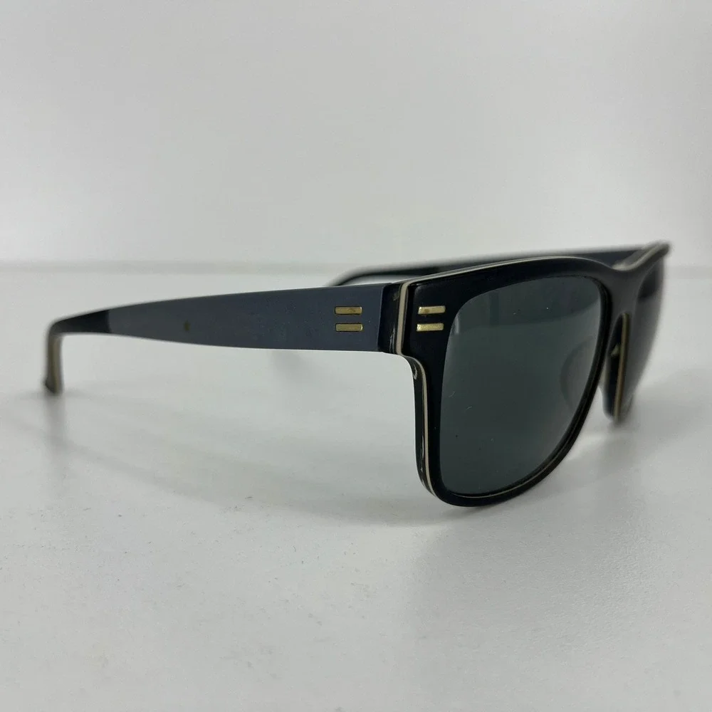 Prodesign Denmark 8618 Mens Sunglasses Matte Black Grey Rectangular 57-18-145